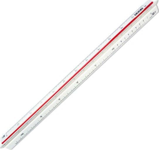 Scalimetro Isoteck - 30cm - per arredamento - scale 1:20-25-50-75-100-125 - Arda Cancelleria e prodotti per ufficio/Archivio ufficio e accessori per scrivania/Strumenti di misura/Righelli Eurocartuccia - Pavullo, Commerciovirtuoso.it