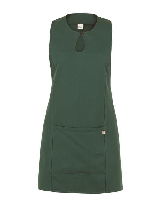 Scamiciato Gioia Verde Scuro Grembiule Smanicato Donna Camereira Estetica Acconciature Pulizie in Grembiuli Dresswork - Como, commercioVirtuoso.it