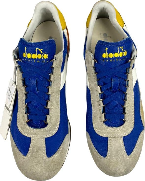 Scarpa uomo Diadora Heritage - Sneaker Equipe L Perf SW Nautical Blue White - Vintage in Sneaker casual Couture - Sestu, commercioVirtuoso.it