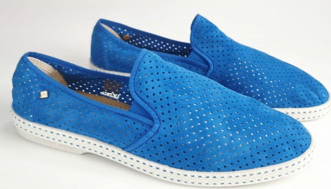Scarpa Uomo Rivieras - Espadrillas Sultan 30 Blu Scamosciato Traforato in Espadrillas basse Couture - Sestu, commercioVirtuoso.it