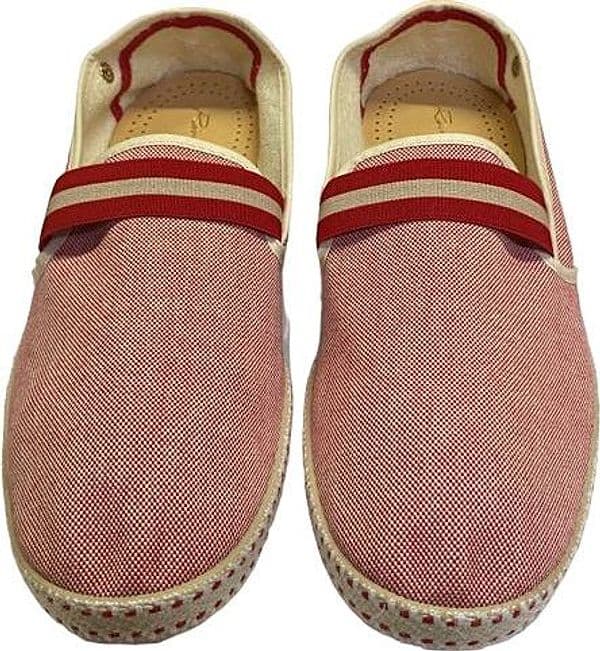 Scarpa uomo Rivieras - Espadrillas College Berkeley - Bianco/rosso in Sneaker casual Couture - Sestu, commercioVirtuoso.it