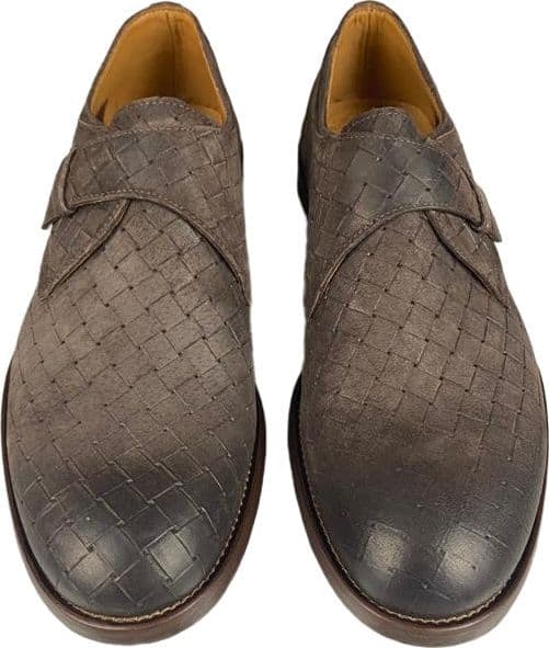 Scarpa uomo Doucal's - Fibbia scamosciata intrecciata - Colore Testa di moro in Scarpe stringate basse Couture - Sestu, commercioVirtuoso.it