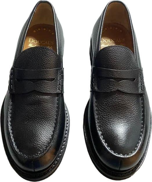 Scarpa uomo Doucal's - Mocassino in pelle - Colore Nero in Loafer e mocassini Couture - Sestu, commercioVirtuoso.it