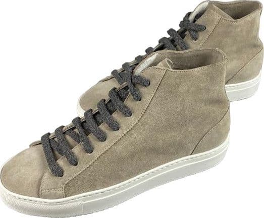 Scarpa uomo Doucal's - Sneaker alta - Pelle scamosciata - Colore Beige in Scarpe da corsa su strada Couture - Sestu, commercioVirtuoso.it