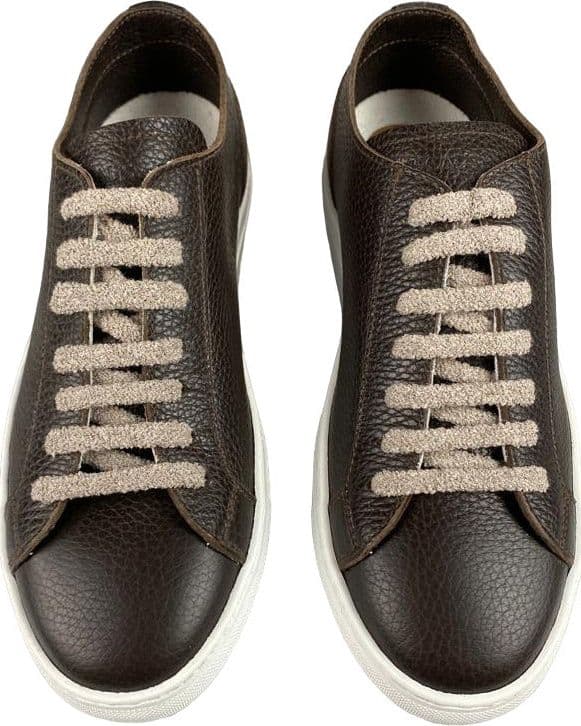 Scarpa uomo Doucal's - Sneaker in pelle - Colore Marrone in Sneaker casual Couture - Sestu, commercioVirtuoso.it