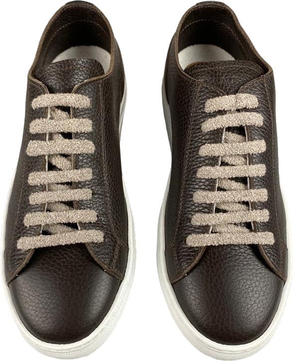 Scarpa uomo Doucal's - Sneaker in pelle - Colore Marrone in Sneaker casual Couture - Sestu, commercioVirtuoso.it