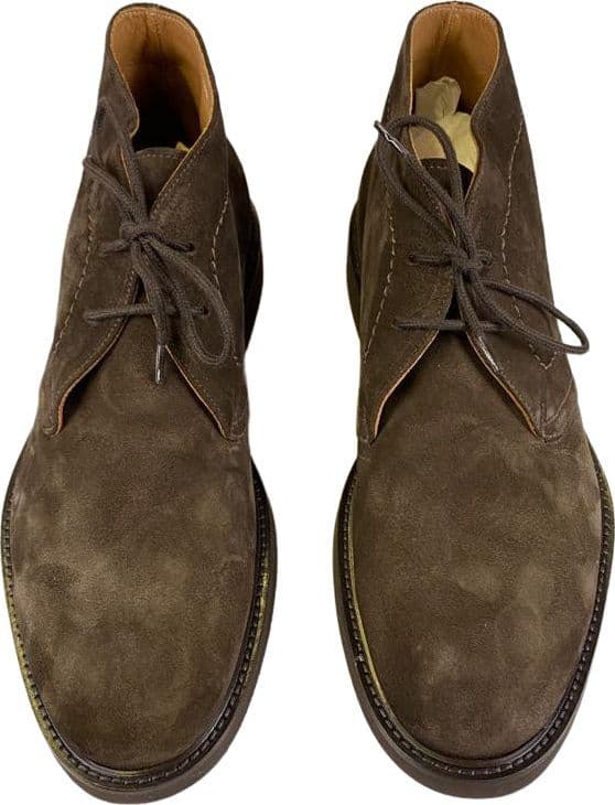 Scarpa uomo Doucal's - Stivaletto - Polacchini in pelle scamosciata - Colore Marrone in Stivali Couture - Sestu, commercioVirtuoso.it