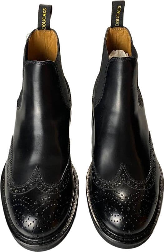 Scarpa uomo Doucal's - Stivaletto Chelsea in pelle in Stivali Couture - Sestu, commercioVirtuoso.it