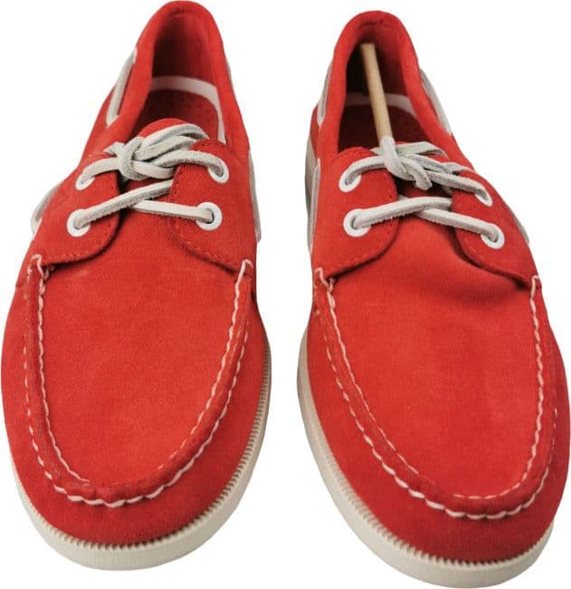 Scarpa uomo Sperry - A/O 2-EYE Suede Rosso - mocassino Boat Shoes Eleganti in Scarpe da barca Couture - Sestu, commercioVirtuoso.it
