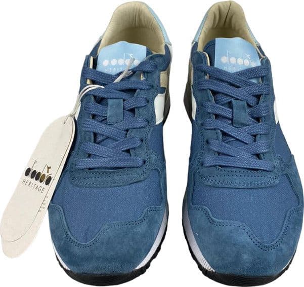 Scarpa uomo Diadora Heritage - Sneaker Trident 90 C SW - Teal blue in Sneaker casual Couture - Sestu, commercioVirtuoso.it