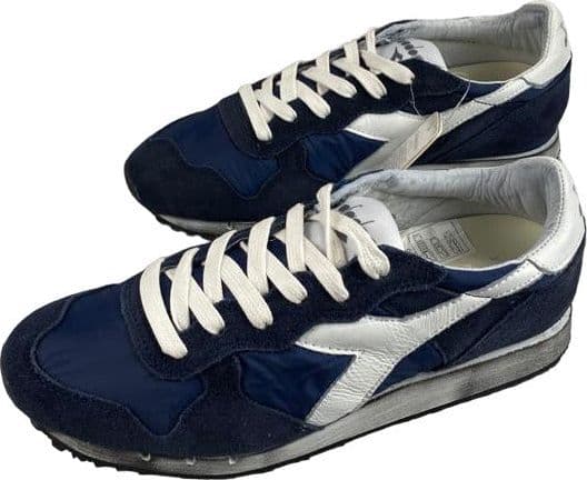 Scarpa uomo Diadora Heritage - Sneaker Trident NY S.W Blue Plum Bianco - Sportive Italiane Premium in Sneaker casual Couture - Sestu, commercioVirtuoso.it