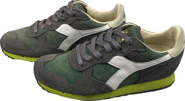 Scarpa uomo Diadora Heritage - Sneaker Trident S SW Verde Marrone Bianco in Sneaker casual Couture - Sestu, commercioVirtuoso.it