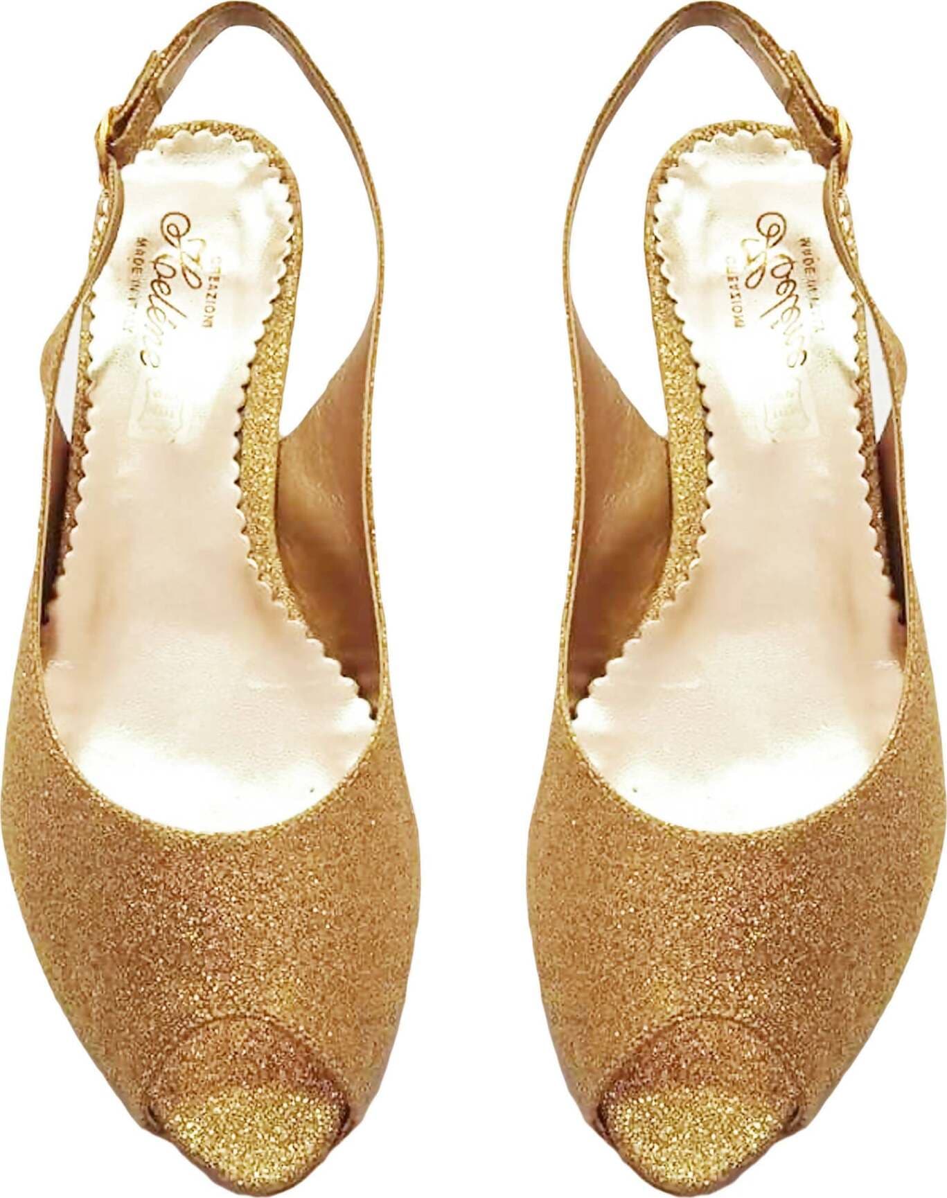 Sarpe Tacco Estive Donna Open Toe Scarpa aperta Sandalo Brillantini Made in Italy Scarpe Eleganti da Sera art. 918 zoccoletta donna L'Orchidea - Siderno, Commerciovirtuoso.it
