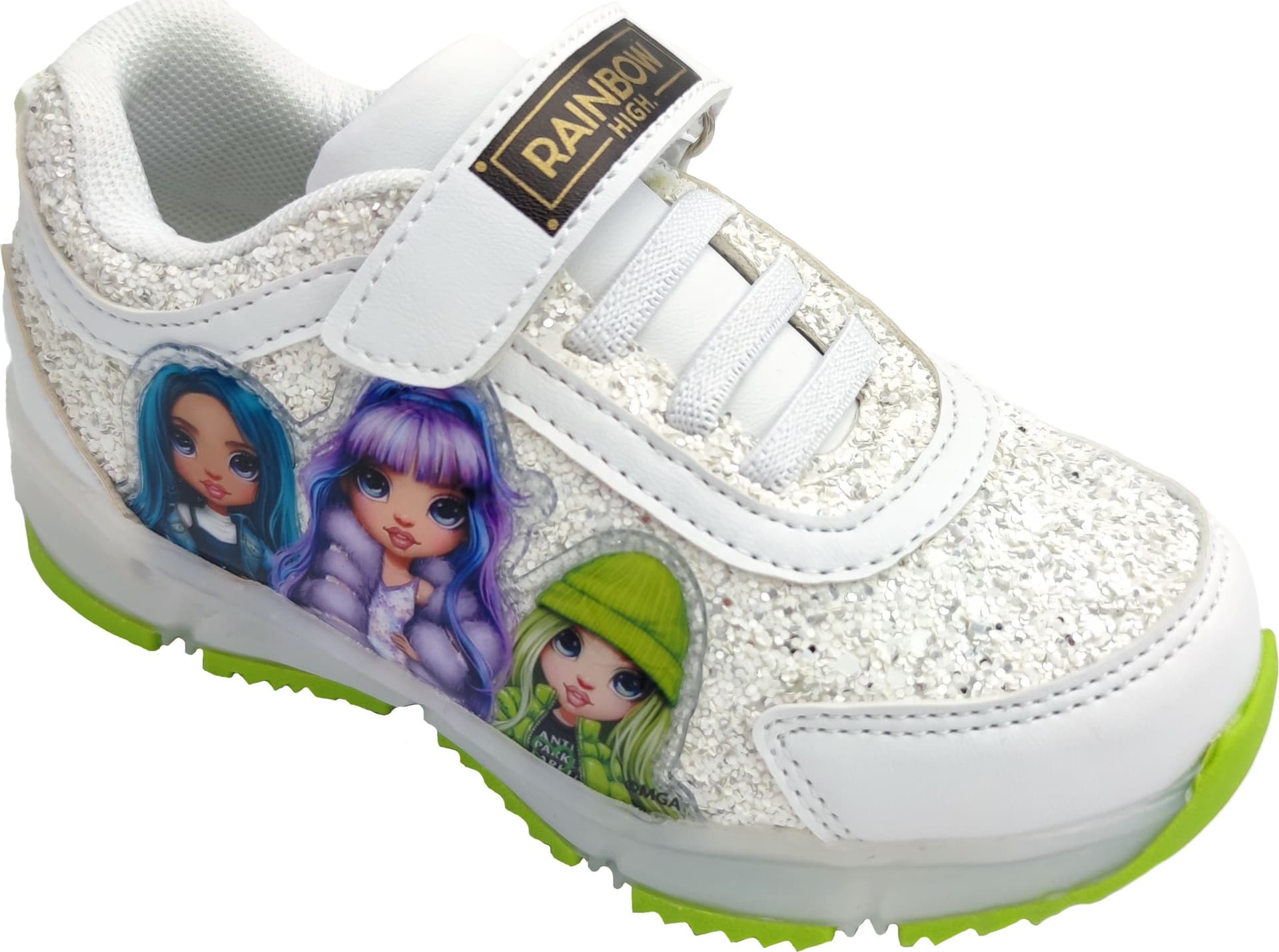 Scarpe Rainbow High con luci Bianco Numeri dal 25 al 32 novità Omaggio Due pennarelli Moda/Bambine e ragazze/Scarpe/Sneaker e scarpe sportive/Sneaker casual Store Kitty Fashion - Roma, Commerciovirtuoso.it