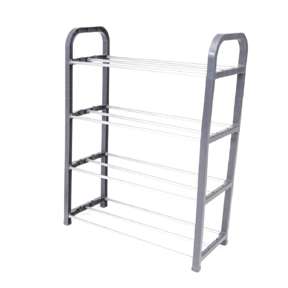 Scarpiera In Plastica 4 Ripiani Livelli Salvaspazio 40x19x56cm Porta Scarpe Casa Casa e cucina/Organizzazione interni/Organizzazione guardaroba/Portascarpe/Scarpiere Trade Shop italia - Napoli, Commerciovirtuoso.it