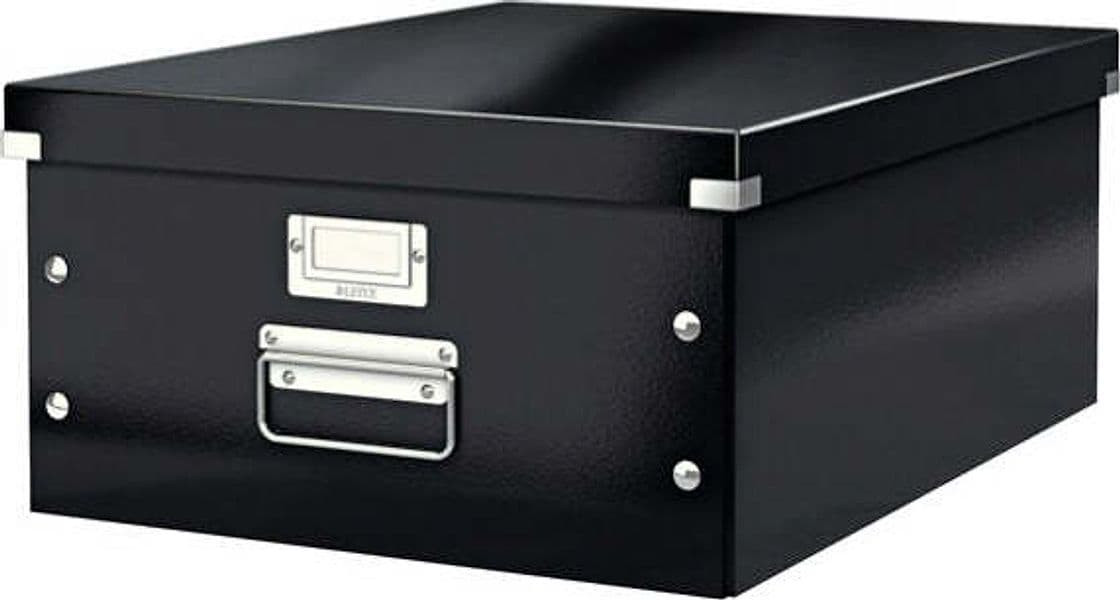 Scatola archivio Click Store - 36 9x20x48 2 cm (A3) - nero - Leitz Cancelleria e prodotti per ufficio/Archivio ufficio e accessori per scrivania/Archivio ufficio/Classificatori/Scatole Eurocartuccia - Pavullo, Commerciovirtuoso.it