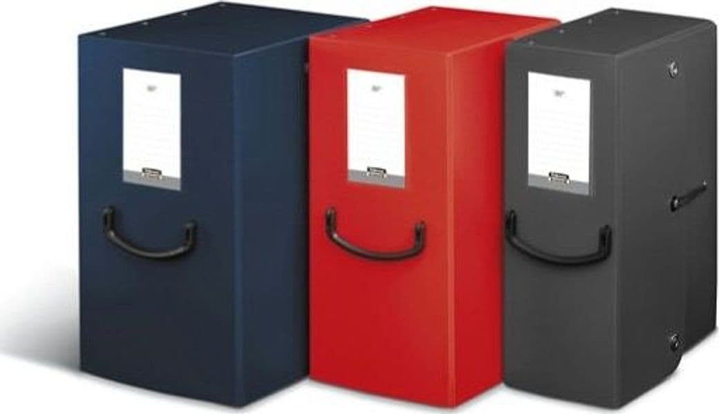 Scatola archivio Pick Up - dorso 12 cm - 35x25 cm - rosso - Fellowes Cancelleria e prodotti per ufficio/Archivio ufficio e accessori per scrivania/Archivio ufficio/Classificatori/Scatole Eurocartuccia - Pavullo, Commerciovirtuoso.it
