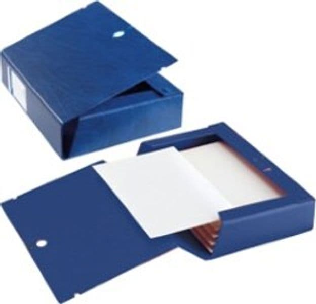 Scatola archivio Scatto - dorso 8 cm - 25 x 35 cm - blu - Sei Rota Cancelleria e prodotti per ufficio/Archivio ufficio e accessori per scrivania/Archivio ufficio/Classificatori/Scatole Eurocartuccia - Pavullo, Commerciovirtuoso.it