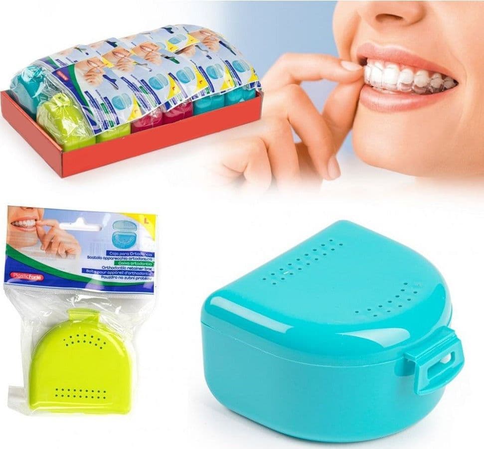 Scatola Box Contenitore Custodia Apparecchio Denti Ortodontico Bite Large 12637 Salute e Bellezza > Cura dei denti Trade Shop italia - Napoli, Commerciovirtuoso.it