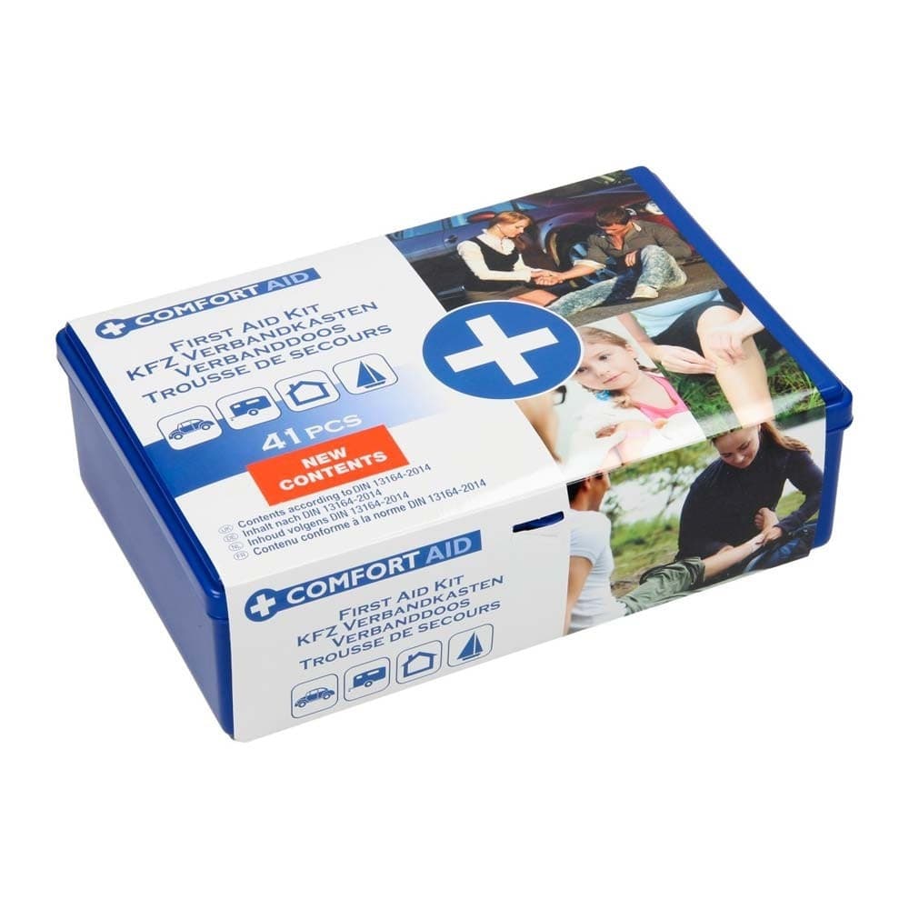 SCATOLA PRIMO PRONTO SOCCORSO KIT 41 PEZZI BOX PLASTICA VIAGGIO EMERGENZA AUTO Auto e Moto/Accessori per auto/Accessori di emergenza/Kit di pronto soccorso Trade Shop italia - Napoli, Commerciovirtuoso.it