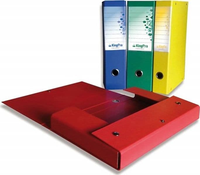 Scatola progetto KingPro - con portaetichetta - dorso 10 cm - rosso - Starline Cancelleria e prodotti per ufficio/Archivio ufficio e accessori per scrivania/Archivio ufficio/Classificatori/Scatole Eurocartuccia - Pavullo, Commerciovirtuoso.it