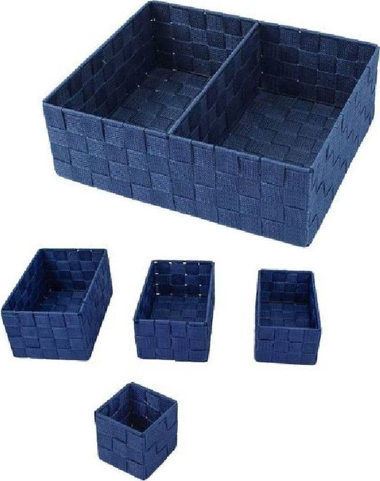 Scatole In Tessuto Componibili Organizer Bagno Armadi Cassetti Scaffali 79082blu Casa e cucina/Organizzazione interni/Organizzazione guardaroba/Organizer per cassetti Trade Shop italia - Napoli, Commerciovirtuoso.it