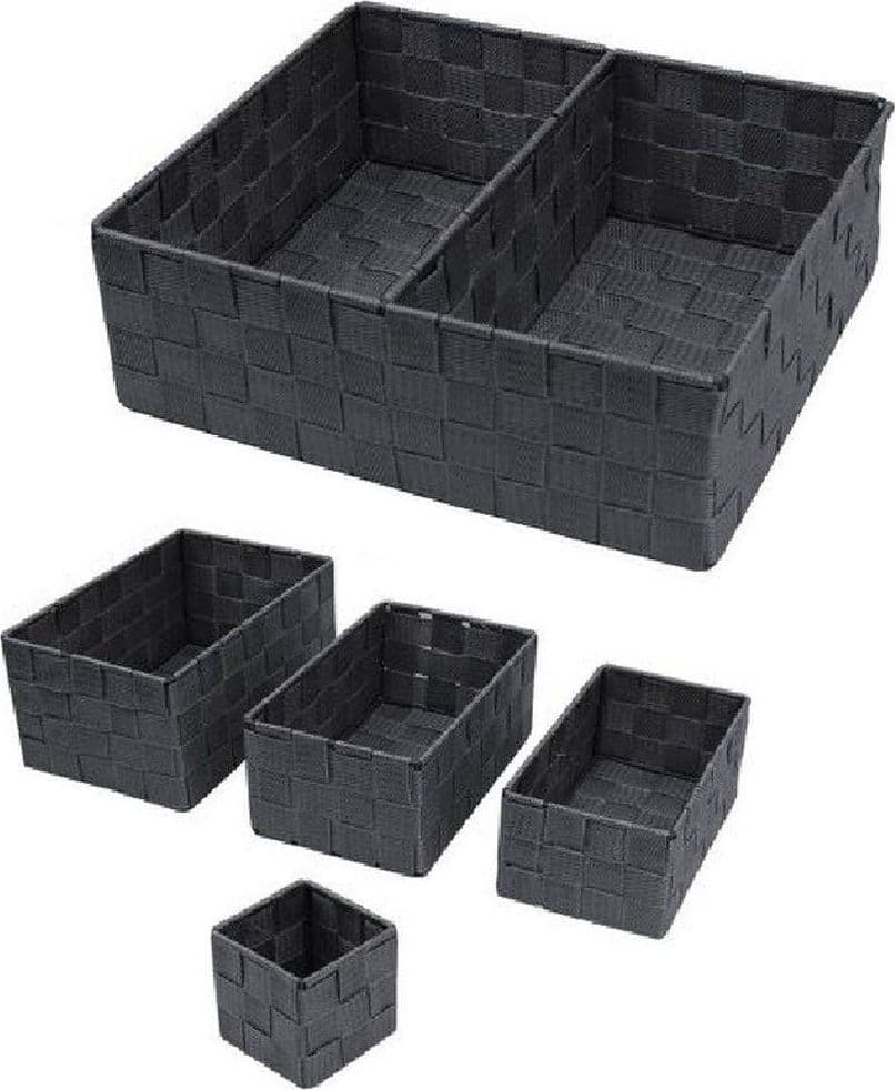 Scatole In Tessuto Portaoggetti Organizer Per Bagno Armadi Scaffali 79154 Grigio Casa e cucina/Organizzazione interni/Contenitori ceste e cestini/Scatole e bauli/Scatole Trade Shop italia - Napoli, Commerciovirtuoso.it