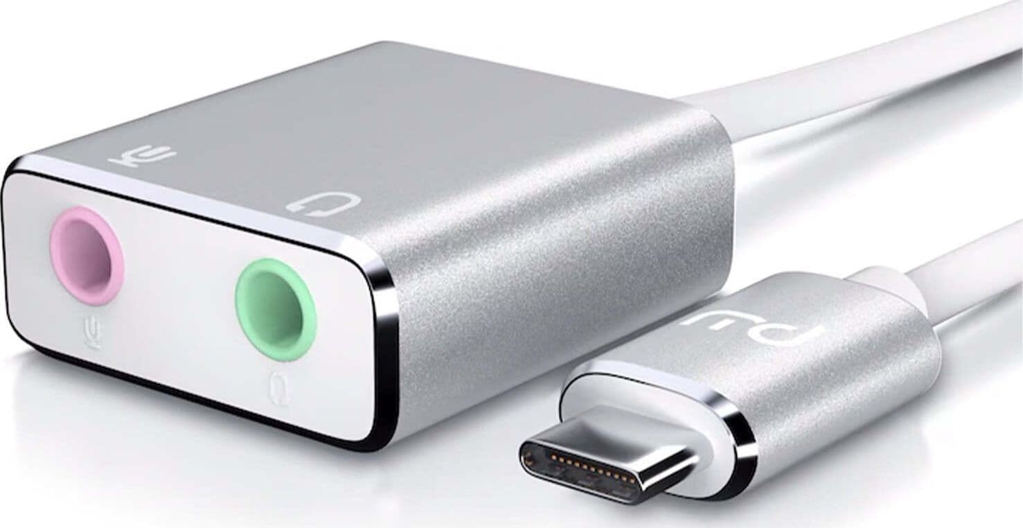 Scheda audio esterna USB C in alluminio 1 x Microfono 1x Cuffie Convertitore DAC Android macOS Windows Linux Plug&Play in Adattatori 85cento.it - Potenza, commercioVirtuoso.it