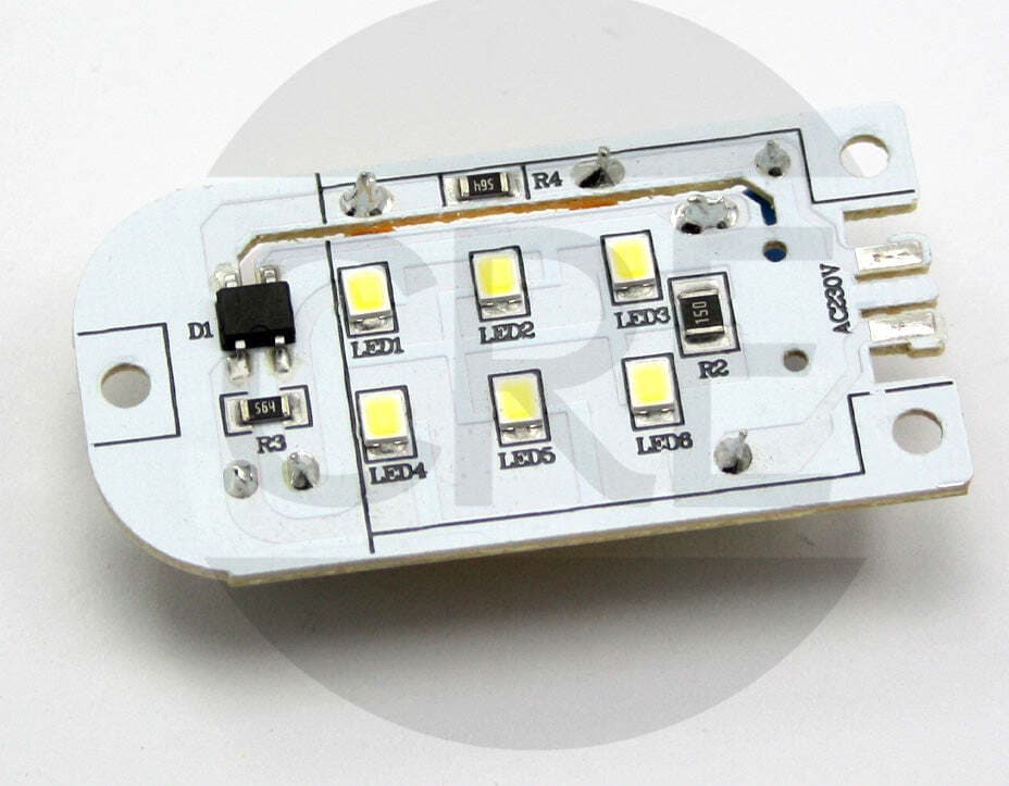 Scheda Lampadina Luce Led BDL 220V per Frigorifero Atlantic, Bauknecht, Indesit, Ignis, Sharp, Smeg, Vestel, Whirlpool