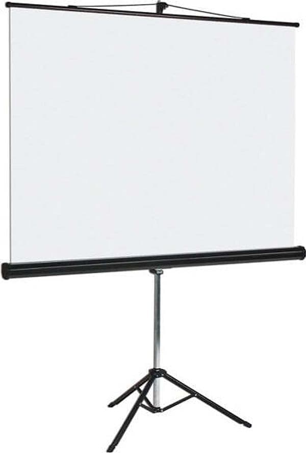 Schermo di proiezione su treppiede - 150x150 cm - bianco -Bi-Office Elettronica/Home Cinema TV e video/Accessori/Accessori per proiettori/Schermi di proiezione Eurocartuccia - Pavullo, Commerciovirtuoso.it