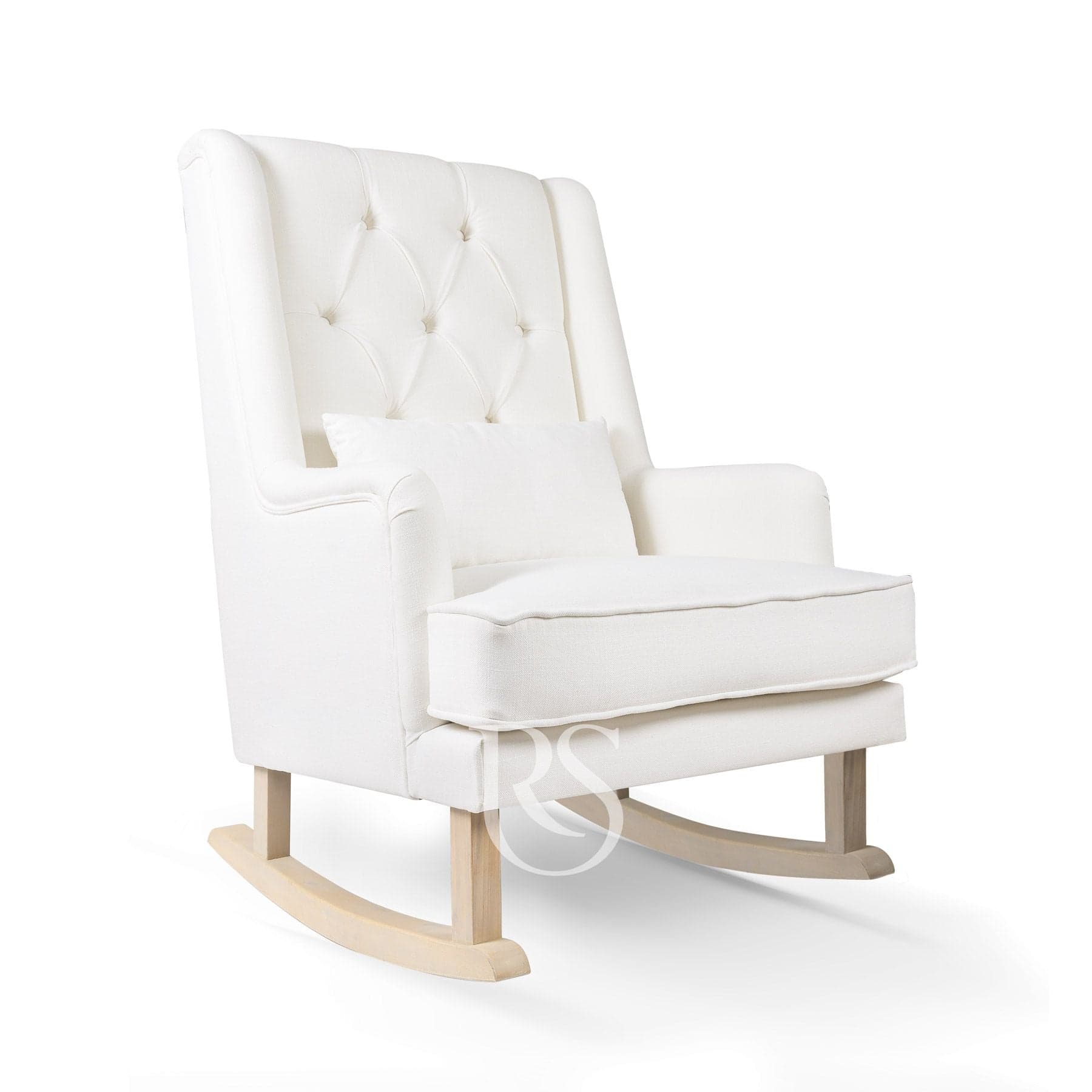 Poltrona Rocking Seat Royal Rocker Snow White/Natural Legs in Sedie a dondolo La Casa Del Bebè - Napoli, commercioVirtuoso.it