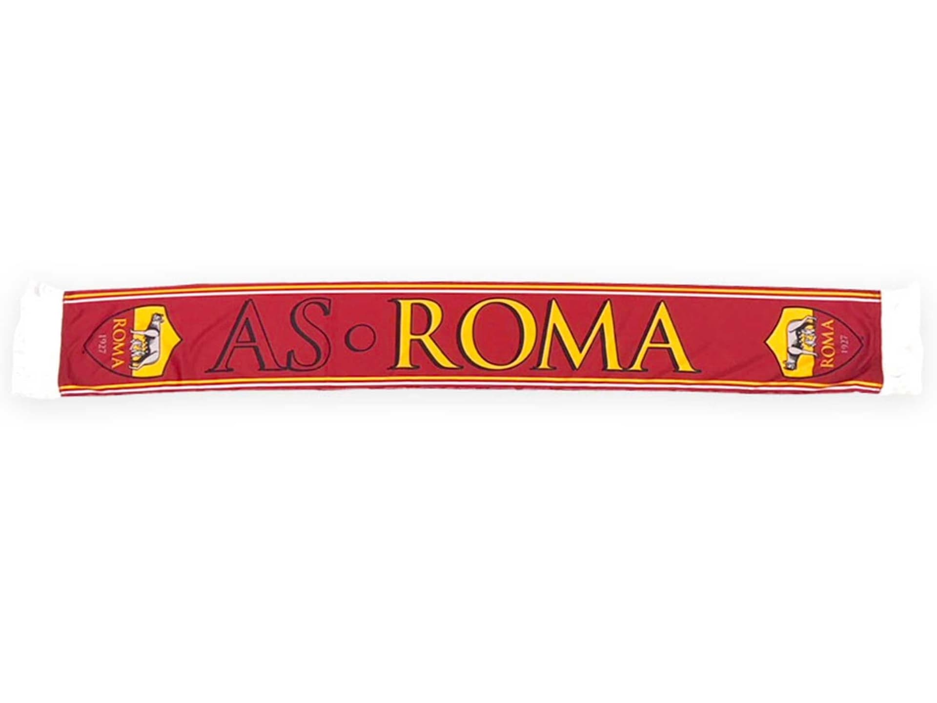 Sciarpa As Roma Poly Sciarpa Ufficiale Roma Rosso Scritta Nero Giallo Sport e tempo libero/Fan Shop/Calcio/Abbigliamento/Sciarpe e scialli Il Distintivo - Pesaro, Commerciovirtuoso.it