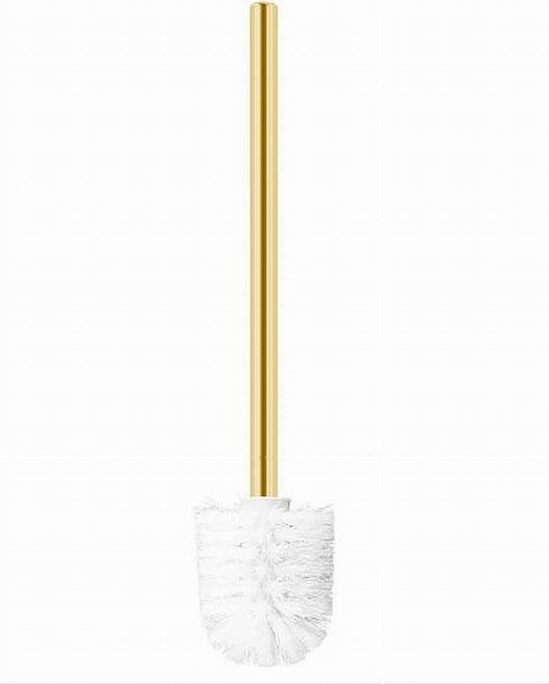 SCOPINO RICAMBIO SCOPETTINO SPAZZOLA WC BAGNO MANICO DORATO SETOLE BIANCHE 87147 in Scopini e porta scopini Trade Shop italia - Napoli, commercioVirtuoso.it