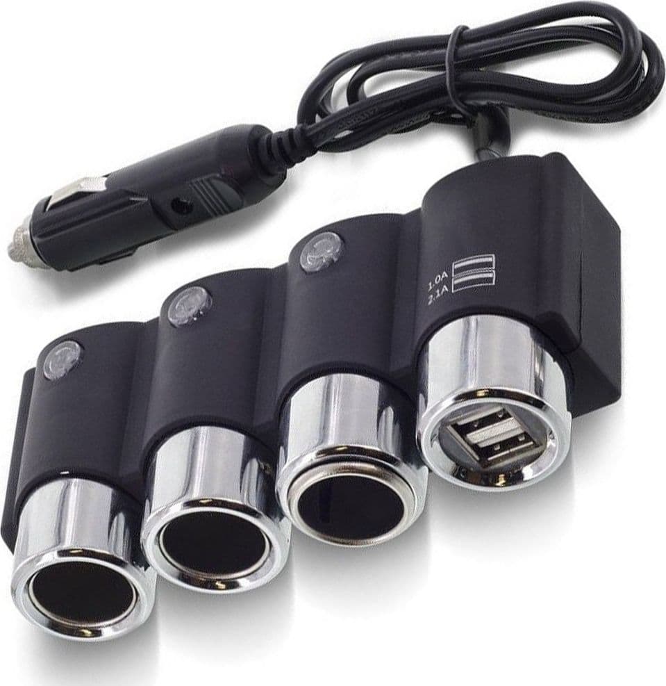 Sdoppiatore-Presa-Accendisigari-3-Posti-2-Porte-Usb-Carica-Batteria-120w-Ic-1503