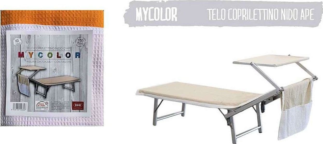 Seamar Telo Mare per Lettino in Nido D'ape Di Cotone Bicolore Con Tasche Posteriori 70x230 Cm Casa e cucina/Tessili per la casa/Biancheria da bagno/Asciugamani/Teli mare La Bottega del Risparmio - Bari, Commerciovirtuoso.it