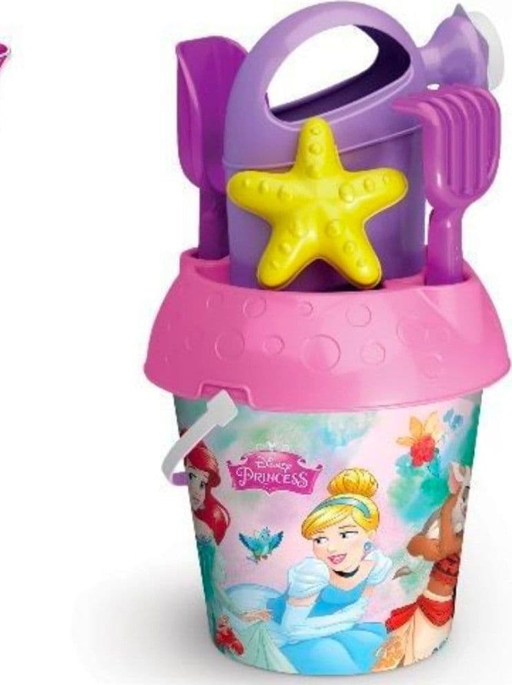 Secchiello-Da-Mare-Principesse-Gioco-Spiaggia-Per-Bambini-Con-Diversi-Accessori