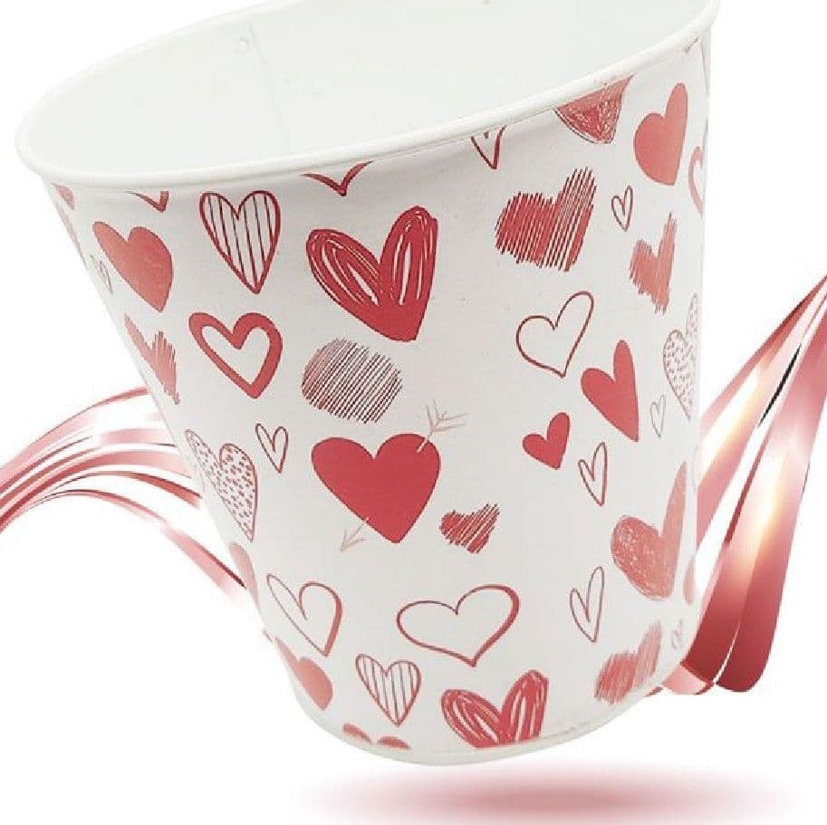 Secchiello Decorativo In Latta Con Cuori Rosso Bianco 14cm San Valentino 92263 Giardino e giardinaggio/Attrezzi da giardino e attrezzature per l'irrigazione/Vasi e accessori per piante/Vasi tradizionali Trade Shop italia - Napoli, Commerciovirtuoso.it
