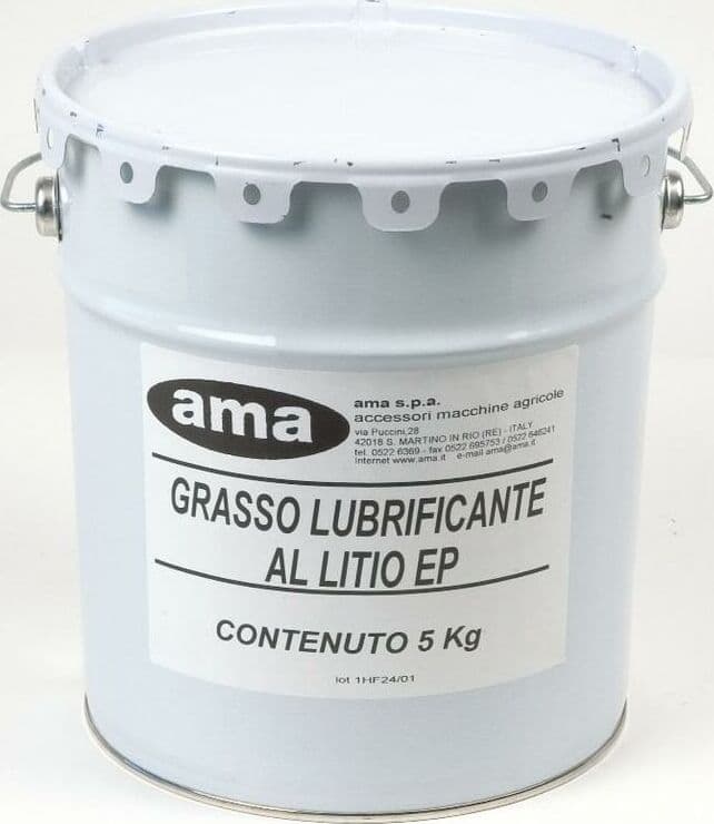 Secchiello Grasso al Litio 5kg - 1pz in Lubrificanti GardenStore - Novellara, commercioVirtuoso.it