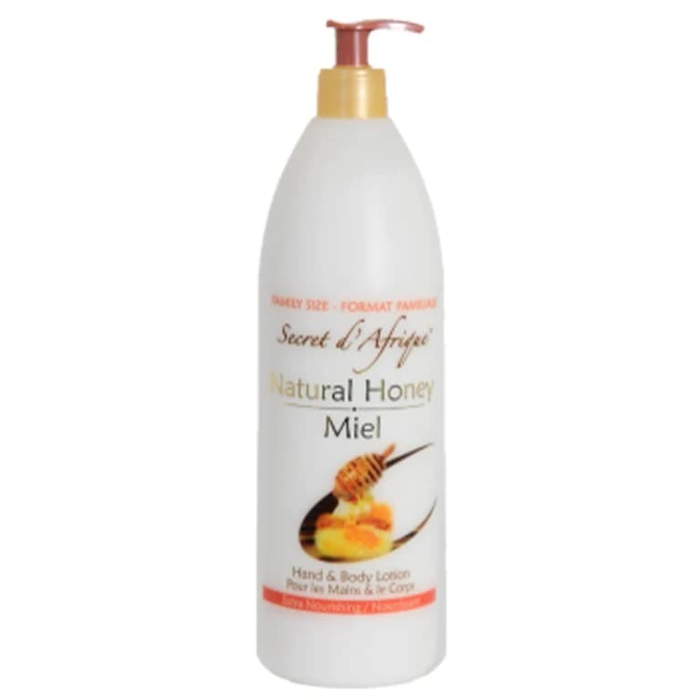 SECRET D'AFRIQUE NATURAL HONEY MIEL HAND & BODY LOTION 1 LIT EXTRA NOURISHING / NOURRISSANT PER MANI E CORPO