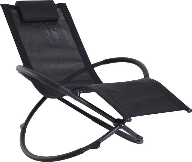 Sedia-a-Dondolo-Design-Moderno-per-Interni-ed-Esterni-Texteline-154x80x84cm-Nero-84A-079BK