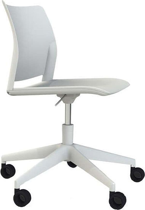 Sedia Home - Office Alpha GB - senza braccioli - bianco - Unist Casa e cucina/Arredamento/Studio/Sedie e Sgabelli/Sedie da scrivania Eurocartuccia - Pavullo, Commerciovirtuoso.it