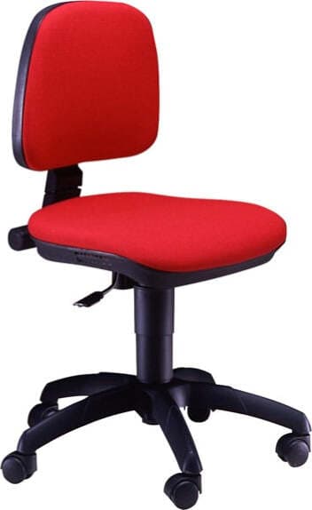 Sedia operativa A41B - senza braccioli - rosso - Unisit Casa e cucina/Arredamento/Studio/Sedie e Sgabelli/Sedie da scrivania Eurocartuccia - Pavullo, Commerciovirtuoso.it