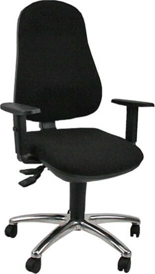 Sedia operativa Ariel - con ruote e braccioli - nero - Unisit Casa e cucina/Arredamento/Studio/Sedie e Sgabelli/Sedie da scrivania Eurocartuccia - Pavullo, Commerciovirtuoso.it