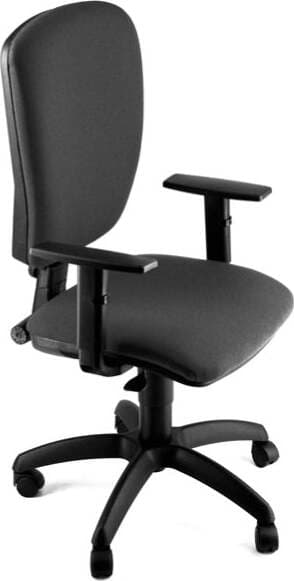 Sedia operativa Cluster - con ruote e braccioli - nero - Unisit Casa e cucina/Arredamento/Studio/Sedie e Sgabelli/Sedie da scrivania Eurocartuccia - Pavullo, Commerciovirtuoso.it