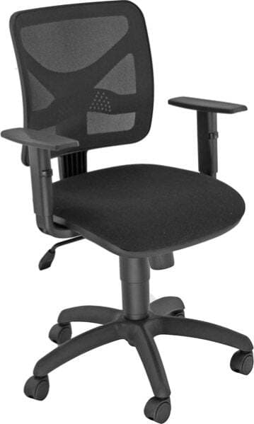 Sedia operativa Pentagon - con ruote e braccioli - nero-nero - Unisit Casa e cucina/Arredamento/Studio/Sedie e Sgabelli/Sedie da scrivania Eurocartuccia - Pavullo, Commerciovirtuoso.it