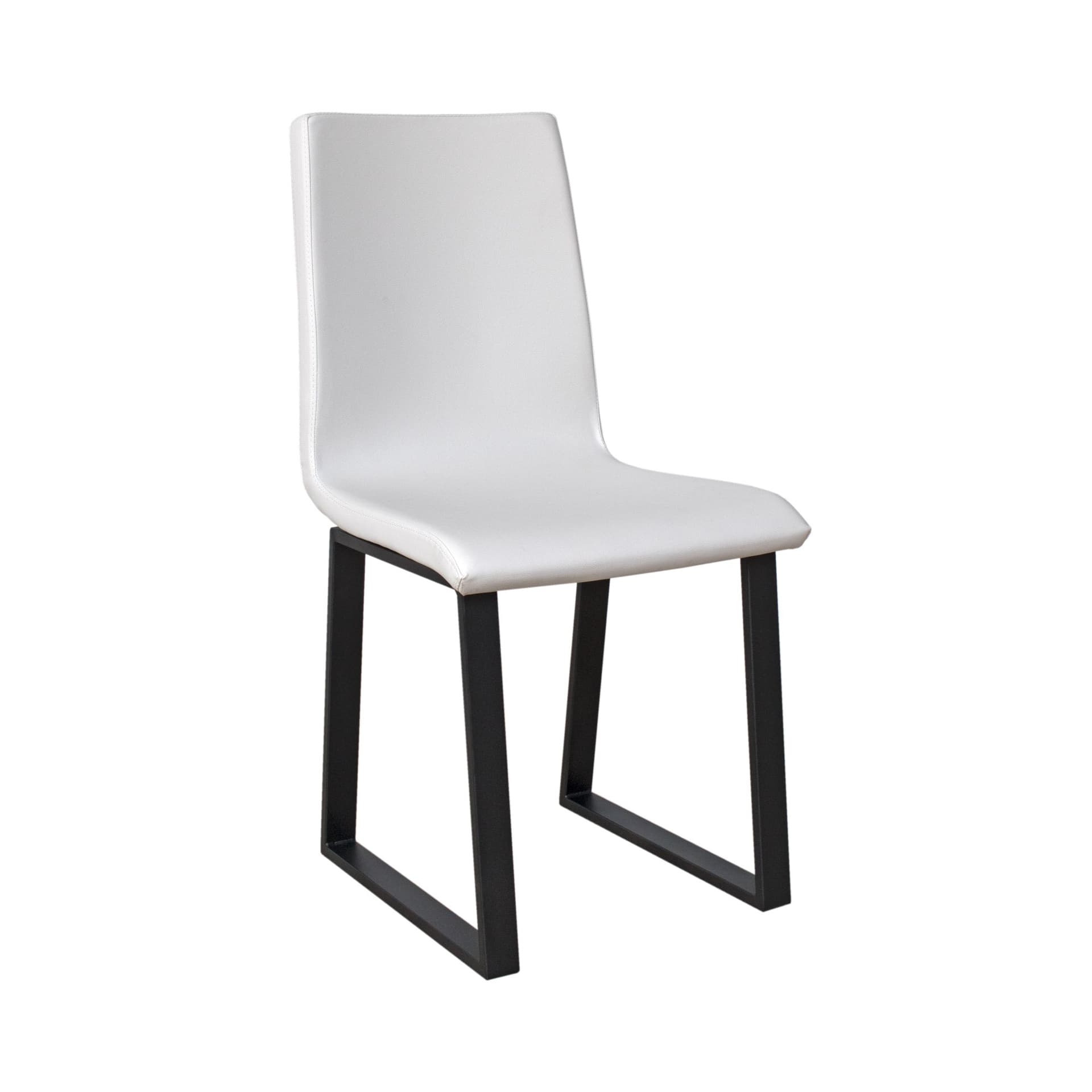 Sedia "Bologna" con gambe in legno color antracite per arredamento casa in Sedie Decor Space - Altamura, commercioVirtuoso.it