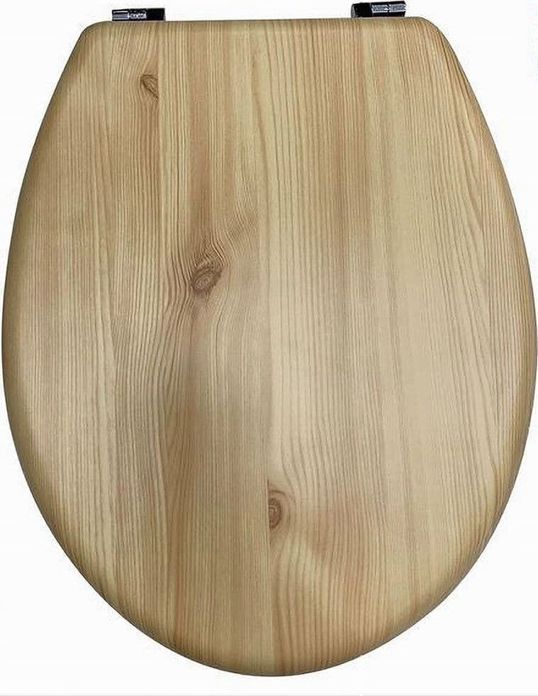 SEDILE COPRIWATER UNIVERSALE PER BAGNO COPRI WC WATER LEGNO 18" CERNIERE 52946A in Sedili WC Trade Shop italia - Napoli, commercioVirtuoso.it