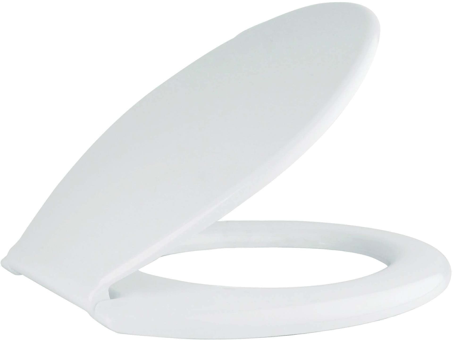 Sedile Wc Universale Bianco Tavoletta Bianca Per Gabinetto In Duroplast Serie Andorra Con Cerniera Inox Fissa E Fissaggio Rapido H0102 Arca Concept in Sedili WC Arca Concept - Brescia, commercioVirtuoso.it