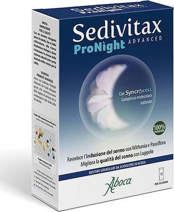 Sedivitax-Pronight-Advanced-integratore-alimentare-10-bustine-Aboca
