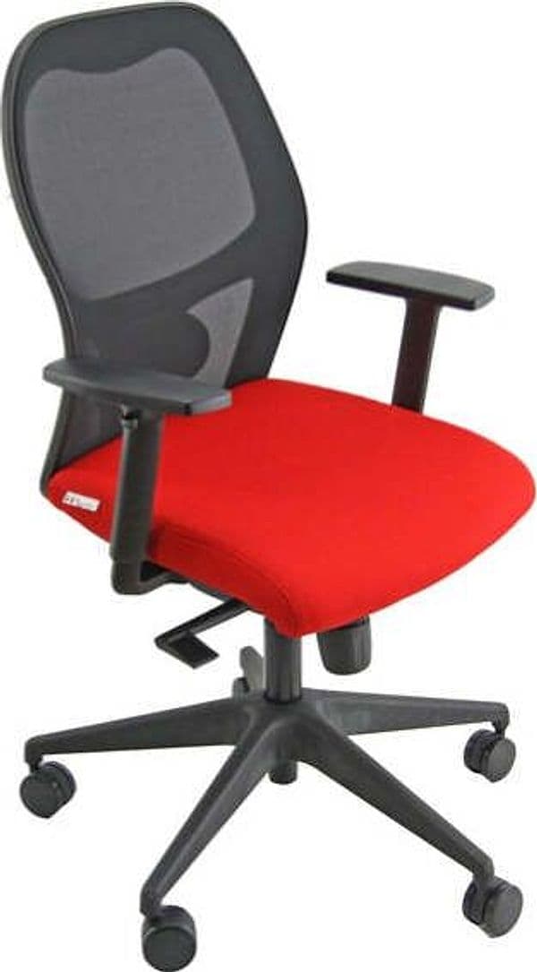 Seduta operativa Hubble Pro Memory HUHUPM - con braccioli regolabili - rosso - Unisit Casa e cucina/Arredamento/Studio/Sedie e Sgabelli/Sedie da scrivania Eurocartuccia - Pavullo, Commerciovirtuoso.it